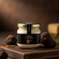 Crema de queso con trufa negra