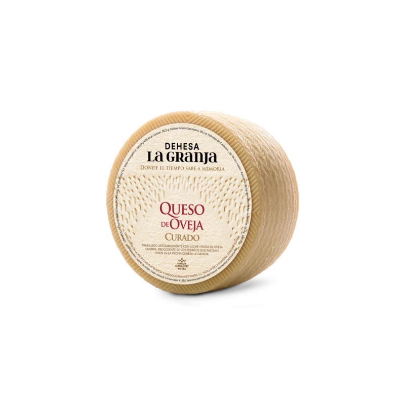 Queso curado de oveja Dehesa la Granja (1kg aprox.) Queso curado de oveja Dehesa la Granja (1kg aprox.)