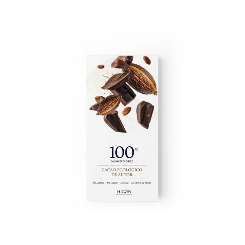 Chocolate 100% Cacao Ecológico de Autor Chocolate 100% Cacao Ecológico de Autor