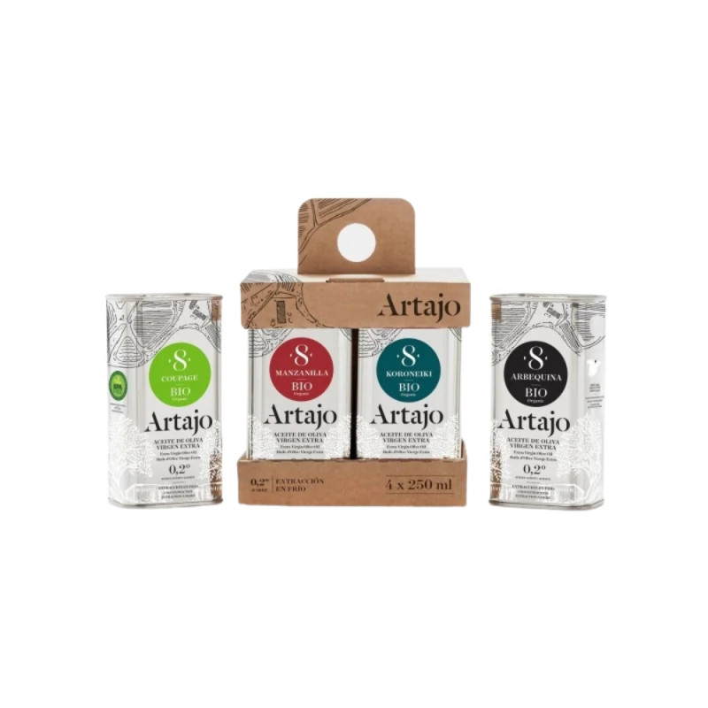 Pack Degustación Artajo 8 BIO 4 Variedades (250ml) Pack Degustación Artajo 8 BIO 4 Variedades (250ml)
