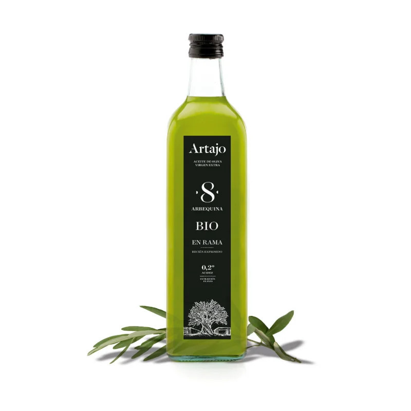 Aceite Artajo 8 Arbequina BIO "En Rama" (1 Litro) - Sin Filtrar