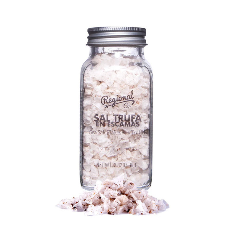 Sal en Escamas con Trufa - Tarro de Cristal 80g