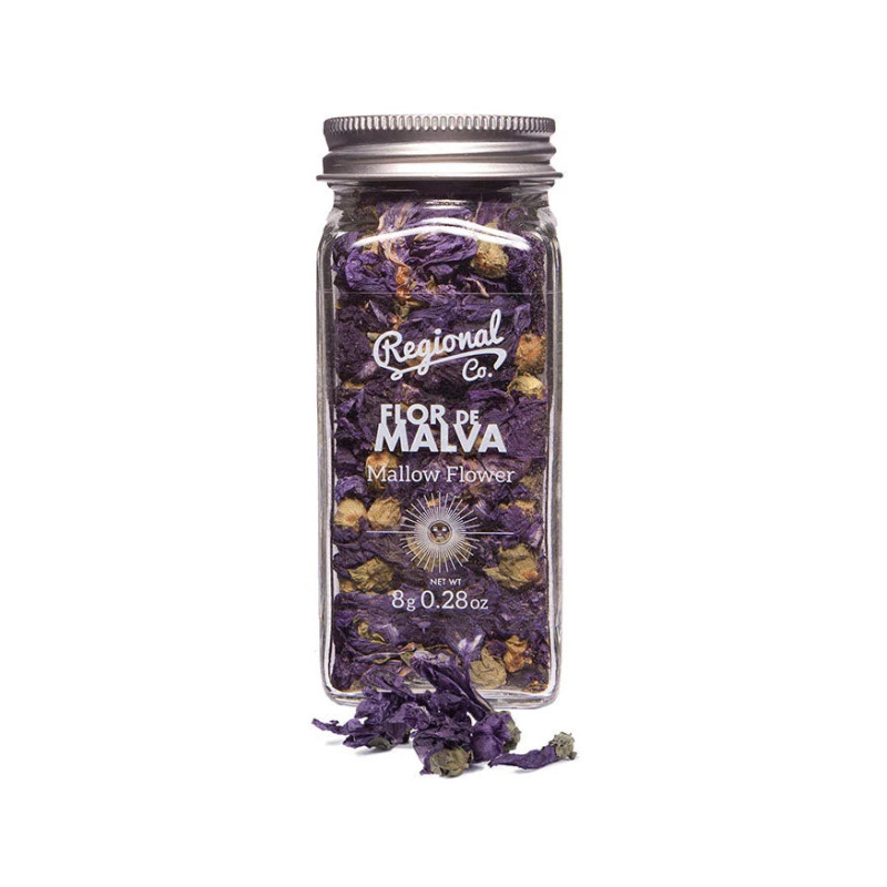 Flor de Malva - Tarro de Cristal 8g