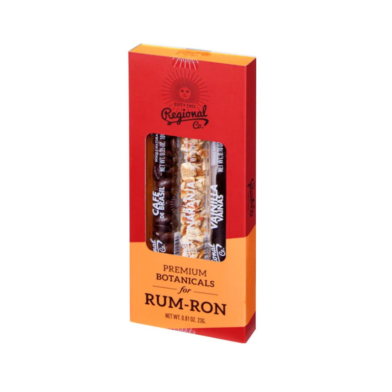 Pack 3 Tubos Botánicos Premium para Ron